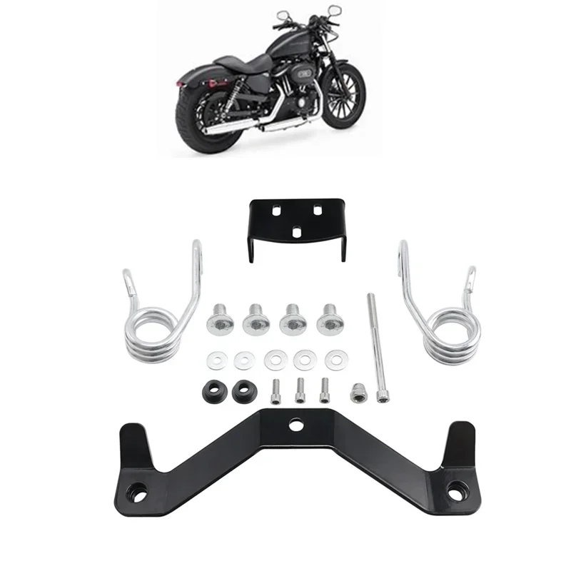 Motocyklové diely sedadlové sedadlá Spring Saddle podporné držiak pre Harley Sportster 1200 883 2004-2006 2010-2016 Iron 883