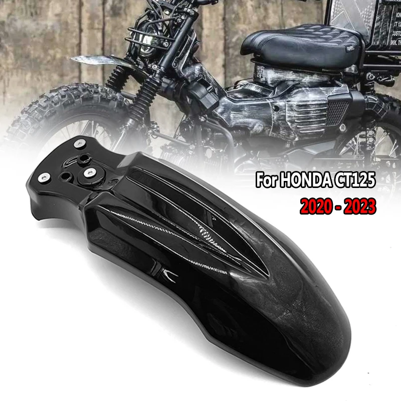 Motocyklové doplnky Fender Fender Fender Plastový bahnguard Splash Striesžový kryt prispôsobený pre Honda CT125 Huntercub 125 2020 - 2023