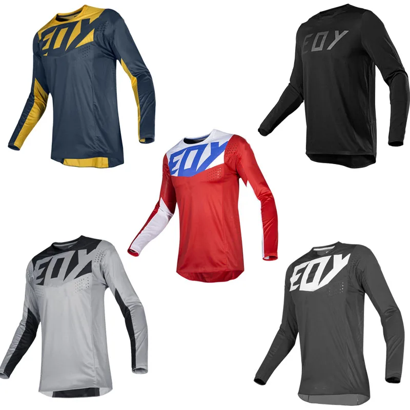 Motocyklové dresy rýchle suché horské bicykle Tričko s dlhým rukávom z kopca eoy dres mtb t tričko motokros camo priedušné