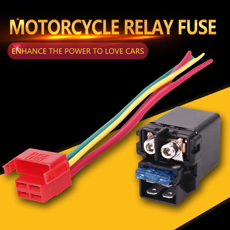 Motocyklové elektrické diely Lgnition Key Switch Soluter Solenoid Relé s zástrčkou pre Honda VFR400 VFR 400 NC30 NC35
