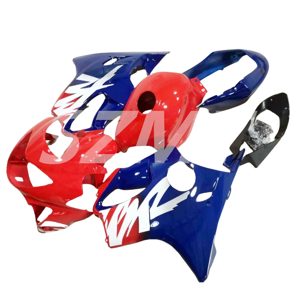 Motocyklové karosériové kapotáž CBR 600 F4 1999 2000 Horúce časti tela Časti kompletná súprava kapotáže pre Honda CBR 600 F4 99 00