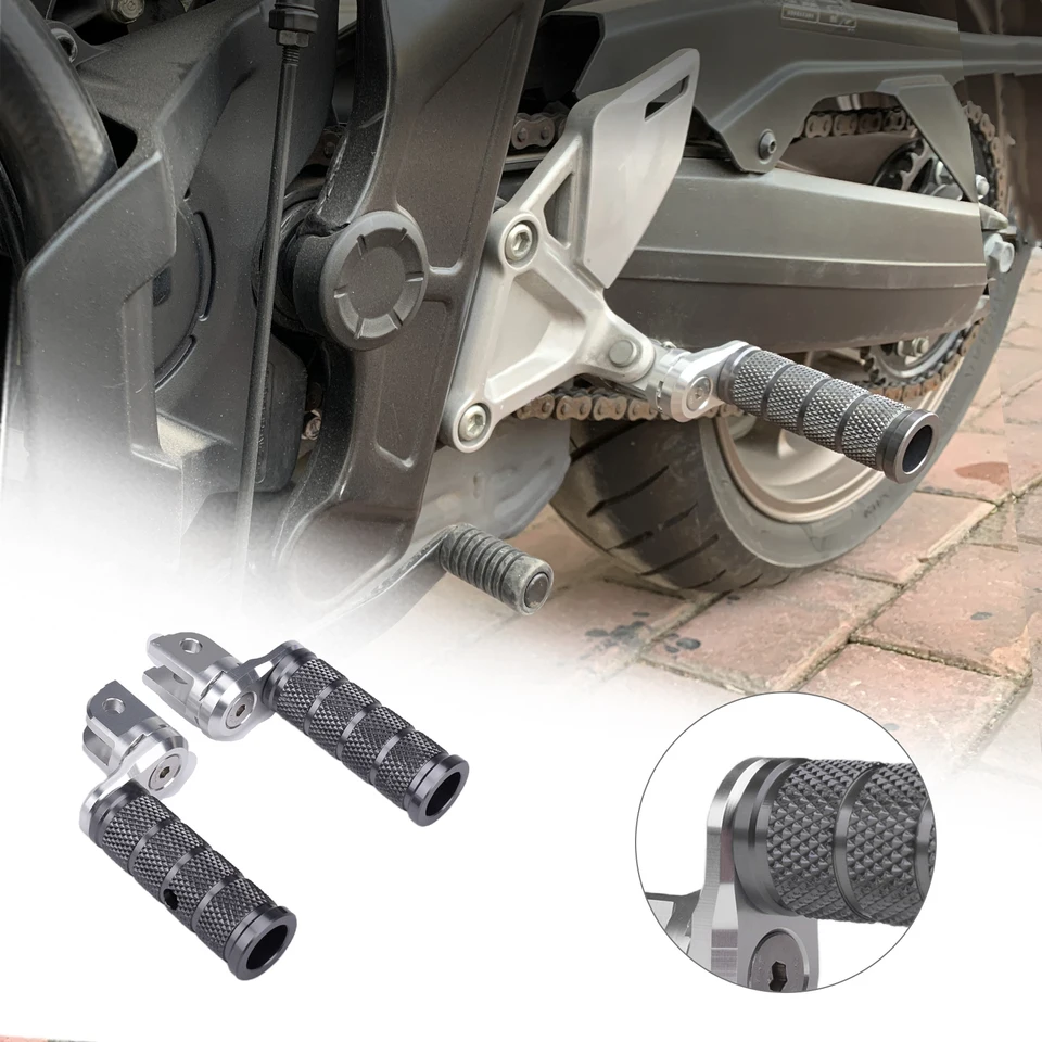 Motocyklové nastaviteľné predné pegs pedály Pedály predných stopov pre Suzuki GSX-R1000 GSX-R1000A/R GSX-S1000 GSX-S1000F GSX-S1000GT