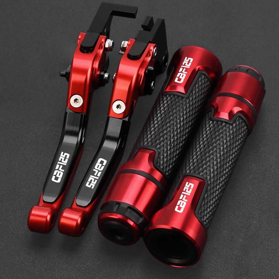 Motocyklové nastaviteľné páky brzdovej spojky Ručné rukoväte rukoväte pre Honda CBF125 CBF 125 2008-2015 2014 2013 2012 2011 2010 2010 2009