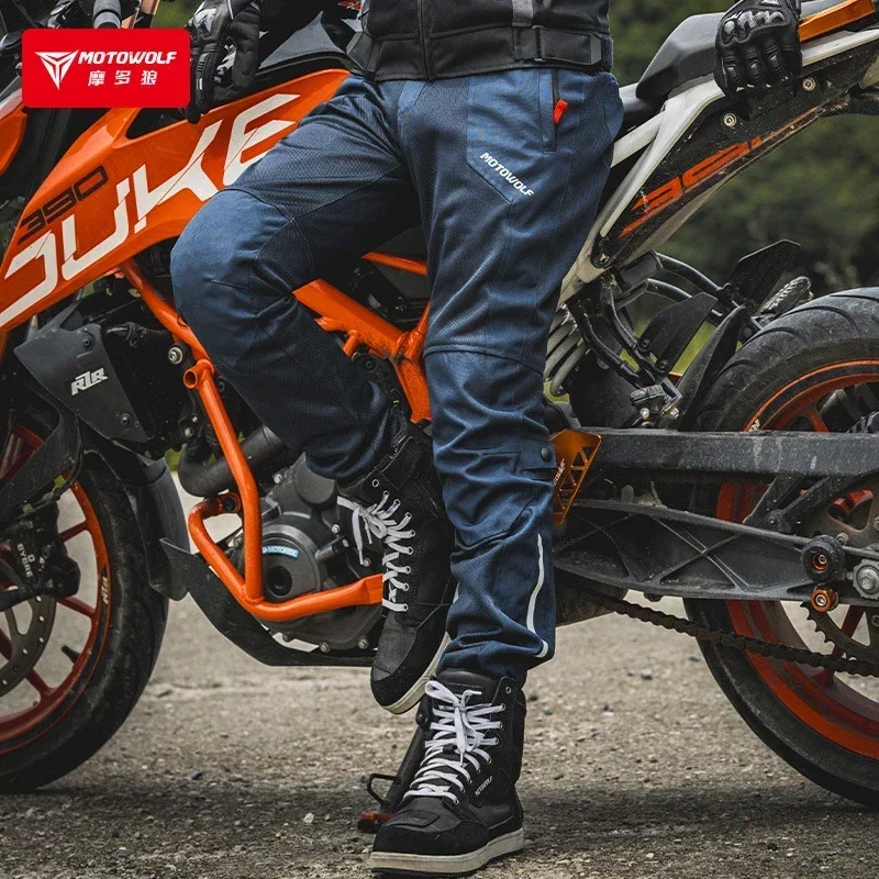 Motocyklové nohavice motocross motokrosové džínsy Rodilleras Moto džínsy so 4ksami koleny motocyklové motokrosové nohavice priedušné