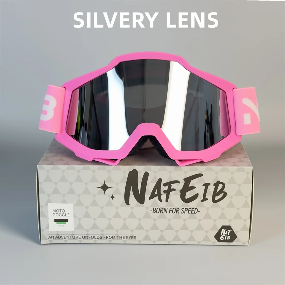 Motocyklové okuliare nafeib N17 Motokrosové cyklistické okuliare vonkajšie terénne lyžovanie šport MTB ATV Dirt Bike Racing Goggles