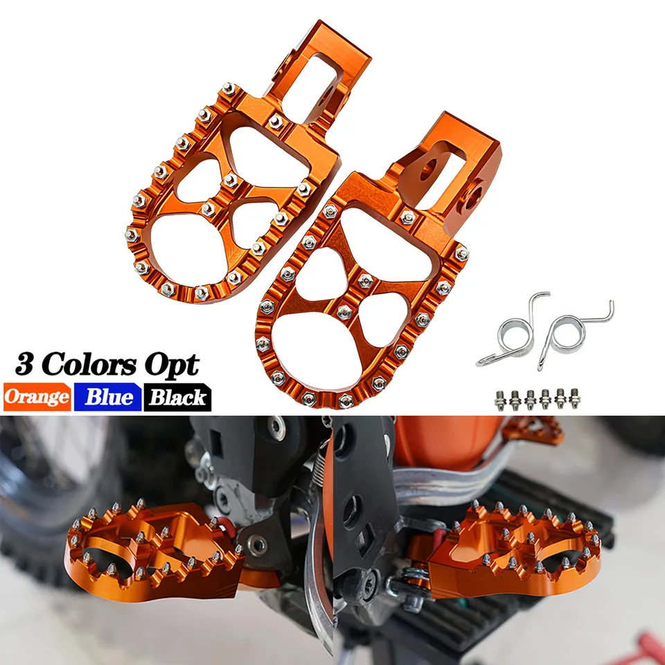 Motocyklové pegové kolíky Footrest Footpegs RESS Pedals for KTM excf xc xcf SX SXF 85 125 150 200 250 300 300 350 450 530 2017-2023