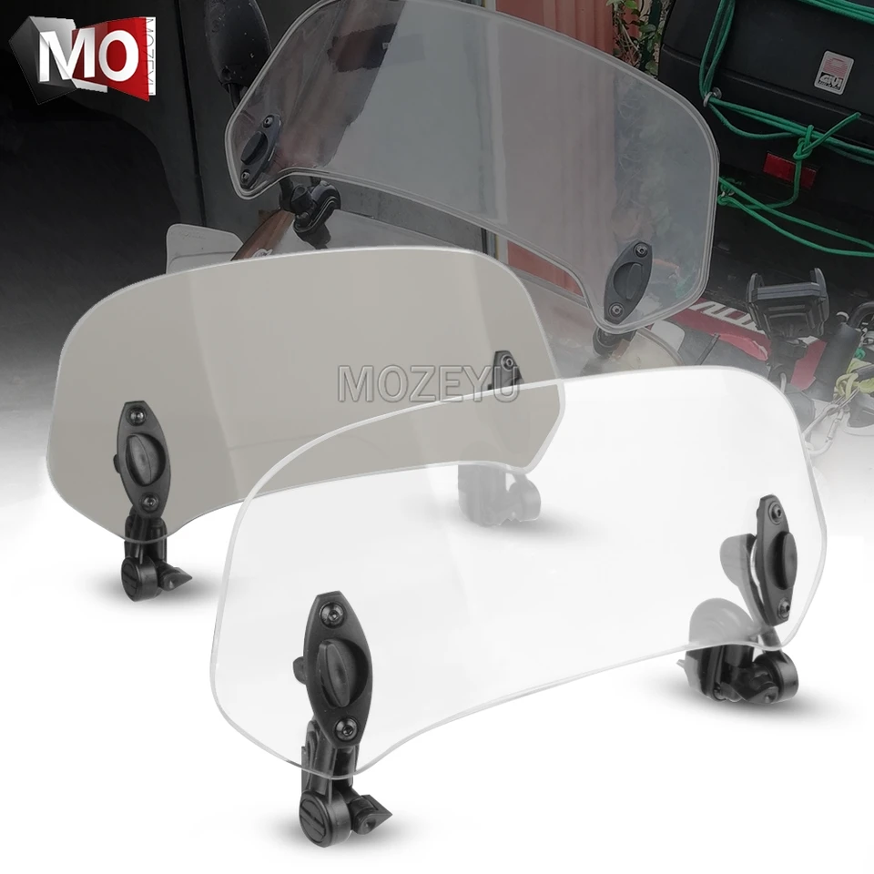 Motocyklové predlžovanie čelného skla SPOILER SPOiler DEFLECTOR DEFLEKCI PRE KYMCO K-XCT 125/300/400 AK550 2017 2018 XCiting S 400 400S