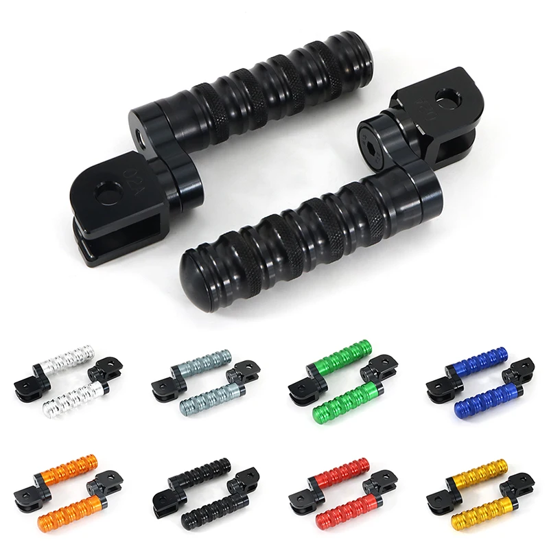 Motocyklové predné nohy Pegs Footrest Nastaviteľné prispôsobenie pre Honda CB125R CB1000R CB600F Hornet CB650F CBF1000 CBR650F CBR250R MSX125