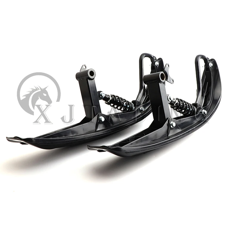 Motocyklové predné skriboardy Zimné snehové sánky pre 110 ccm 125 ccm 150 ccm ATV UTV Buggy Electric Quad Go Kart Snowmobile lyžovanie