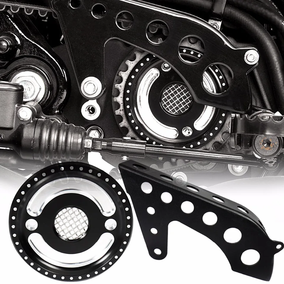 Motocyklové predné čierne pohon kladiek Horné obálky pre Harley Sportster XL 883 1200 48 72 Superlow 2004-2018 Modely