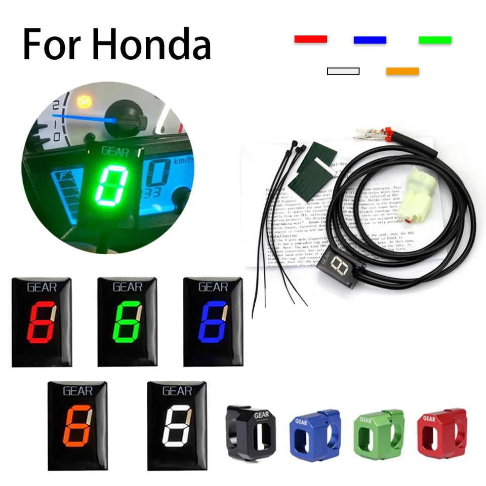 Motocyklové príslušenstvo indikátor prevodovky pre Honda GL1800 Gold Wing GL 1800 Goldwing Meter 1-6