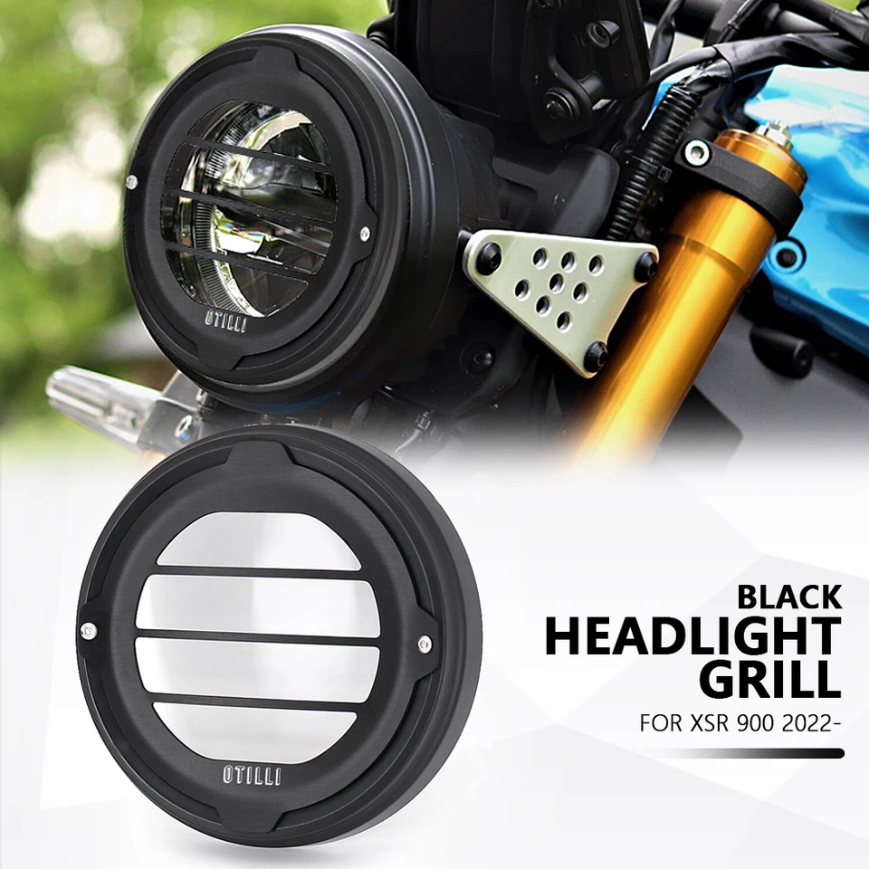 Motocyklové príslušenstvo LED svetlomet grilu hliník+ABS pre Yamaha XSR900 XSR 900 XSR900 XSR 900 2022 2023