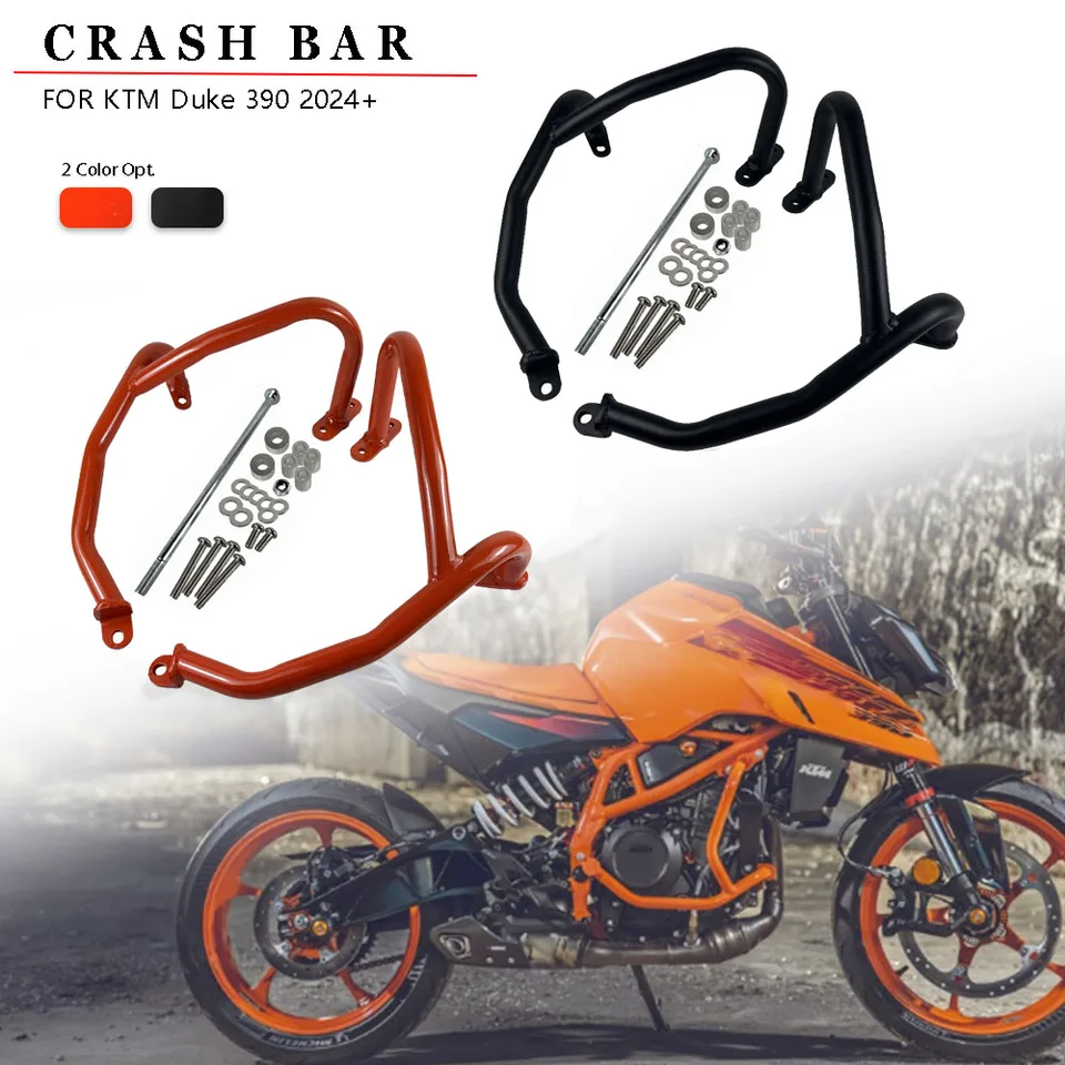 Motocyklové príslušenstvo Motor Bumper Ochrana strážca lišta Body Ochranca Falling Ochrana pre 2024 KTM Duke 390 Duke390 ČASŤ