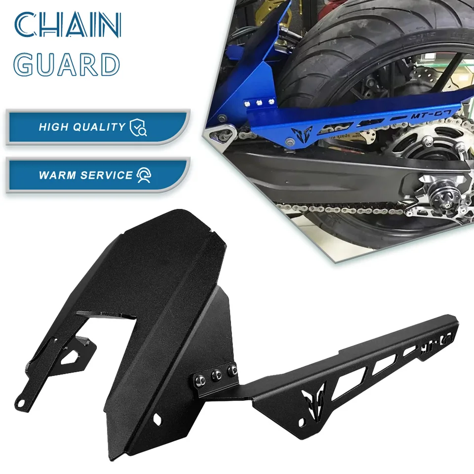 Motocyklové príslušenstvo Ochrana krytu hnacieho reťazca zadného kolies pre Yamaha MT-07 FZ-07 2013-2023 XSR700 Tracer700 Tracer 7