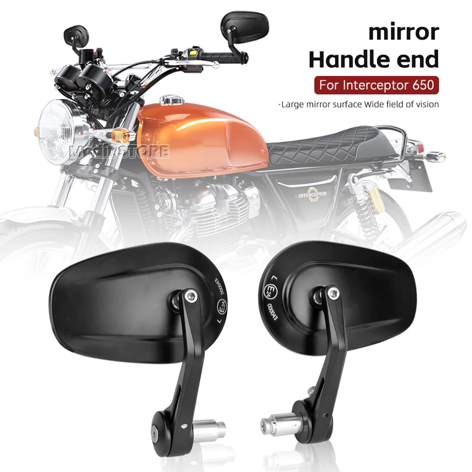 Motocyklové príslušenstvo pre Royal Enfield Interceptor 650 350 zrkadlá bočné riadidlá Interceptor 650 350