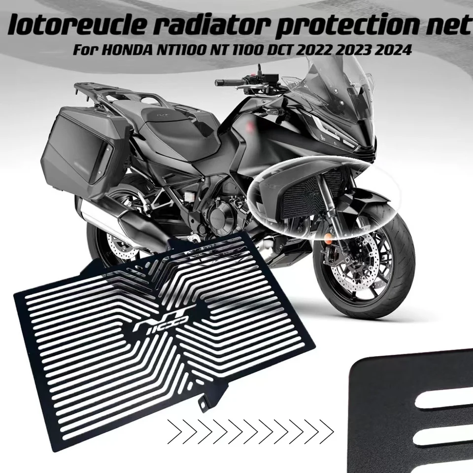 Motocyklové príslušenstvo Radiátor Ochrana Čistia kryt vodnej nádrže pre chránič Honda NT1100 NT 1100 DCT 2022 2023 2024