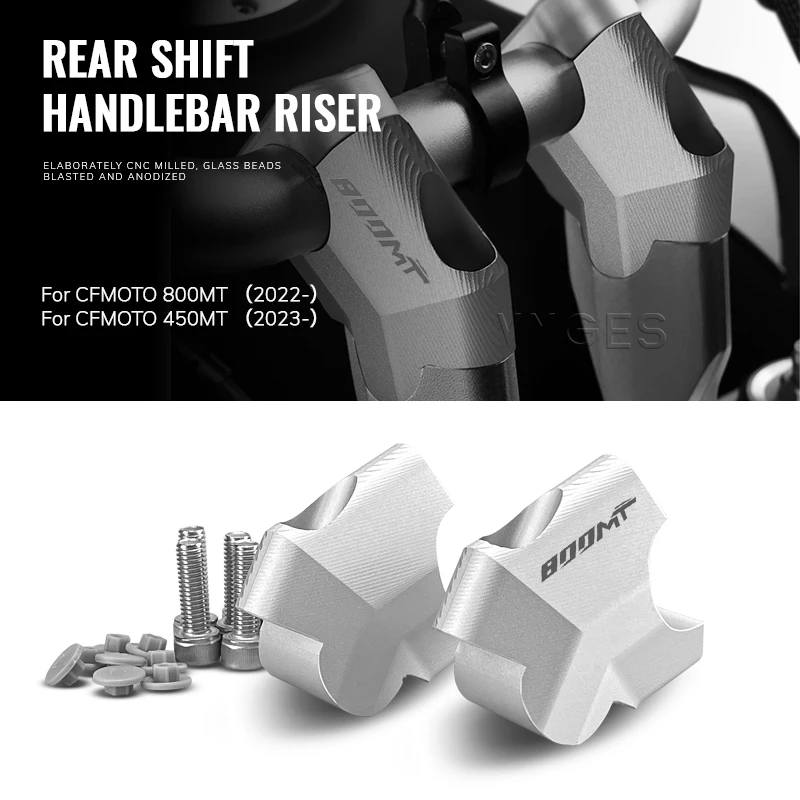 Motocyklové príslušenstvo riadidla Riser Riser Ruck Ruck Ruck Clamp Clamp Rozšírenie adaptéra pre CFMoto 800MT 800 MT 450MT 450 MT 2022 2023 2024-
