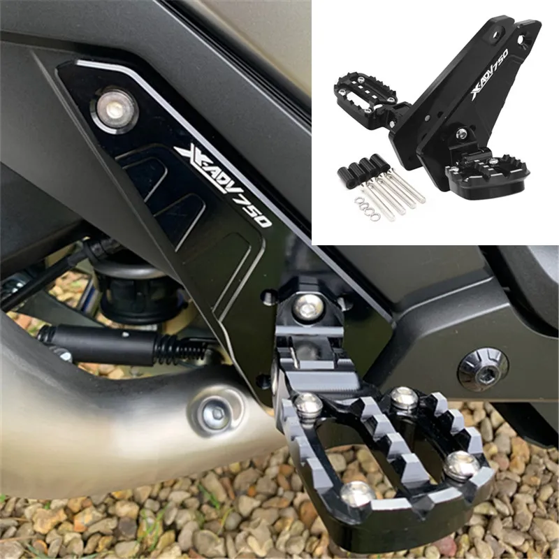 Motocyklové príslušenstvo skladacie kolíky zadných nôh pre cestujúci