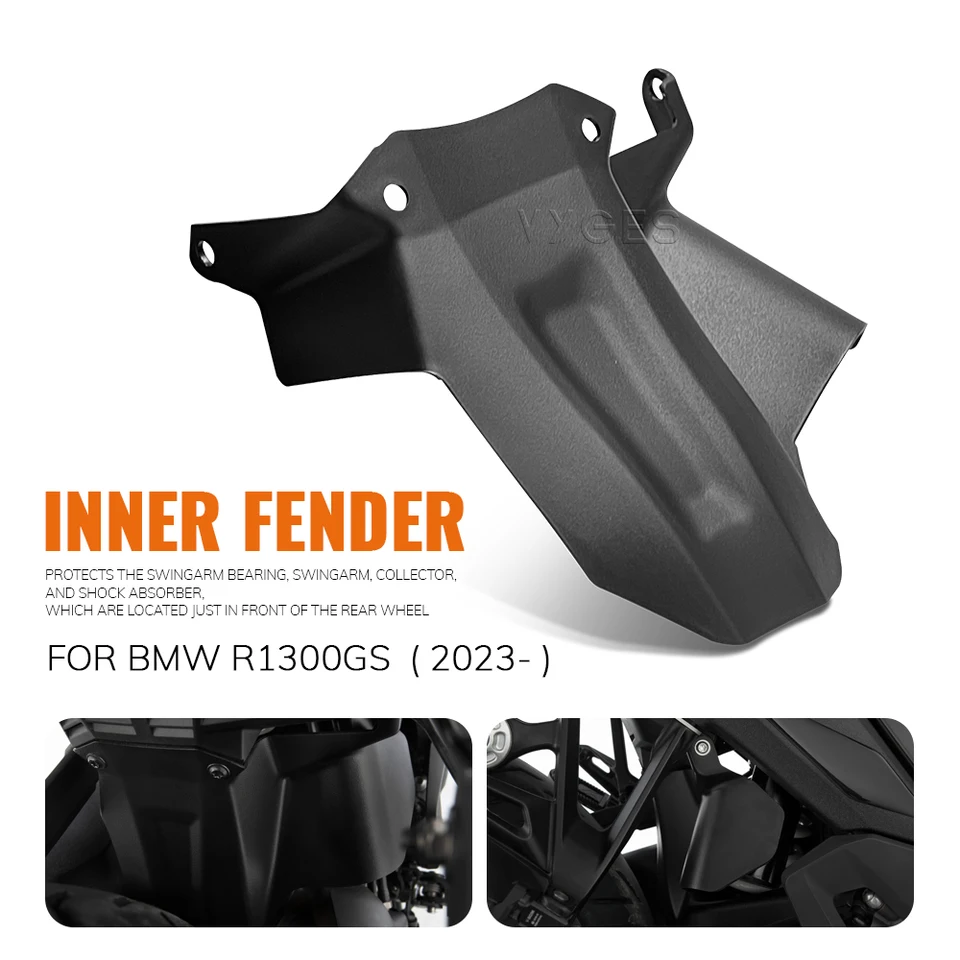 Motocyklové príslušenstvo Vnútorné blatníky Shock Shield Zadný bahnguard Splash Guard Hugger Extension pre BMW R1300GS R 1300 GS 2023-