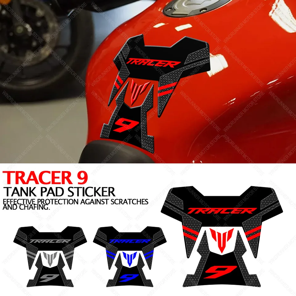 Motocyklové príslušenstvo Vodotesná ochranná nádrž na nálepku 3D epoxidová živica ochranná nálepka pre indikátor 9 Tracer9