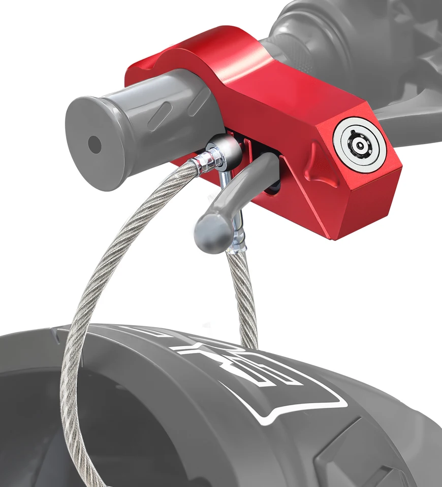 Motocyklové riadidlá Lock Motorcycle Motorcycle Prilba Lock Lock Lock Anti krádež pri rukoväti Lock Combo Combo Bicycle Zariadenie Nastaviteľné