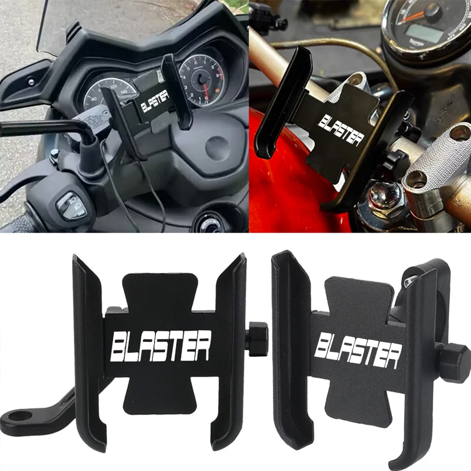 Motocyklové riadidlá mobilného telefónu Držiteľ GPS stánok CNC CNC pre Yamaha Blaster ATV 200 YFS200 YFS200SE 1998 ~ 2010 2011 2011