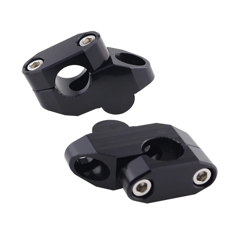 Motocyklové riadidlá stúpačky Mount Extension Back Presunuté nahor pre Honda CBF1000 CBF600 CB1000R NC700S NC750S NC750 (čierna)