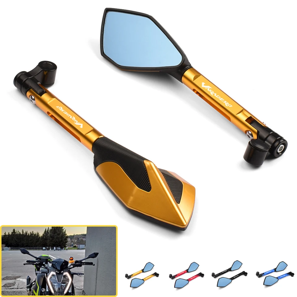 Motocyklové spätné zrkadlo CNC hliníkové pohľady na bočné zrkadlá pre Honda XL1000/V/Varadero XL 1000 1999-2013 2000 2001 2002 2003 2004