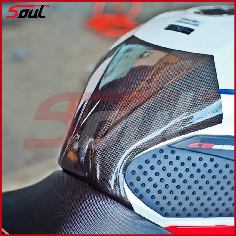 Motocyklové uhlíkové vlákno Tank Tank Tank Chráni kryt Cover Fits Fit for Honda CB650F 14-18 CBR650F 2014 2015 2016 2017 2017 2018