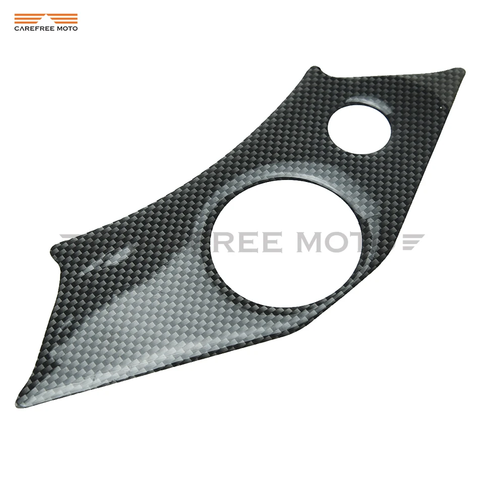 Motocyklové uhlíkové vlákno vzor Triple Clamp Stromer Sticker Puzdro pre Yamaha YZF600 YZF R6 600 1998-2002