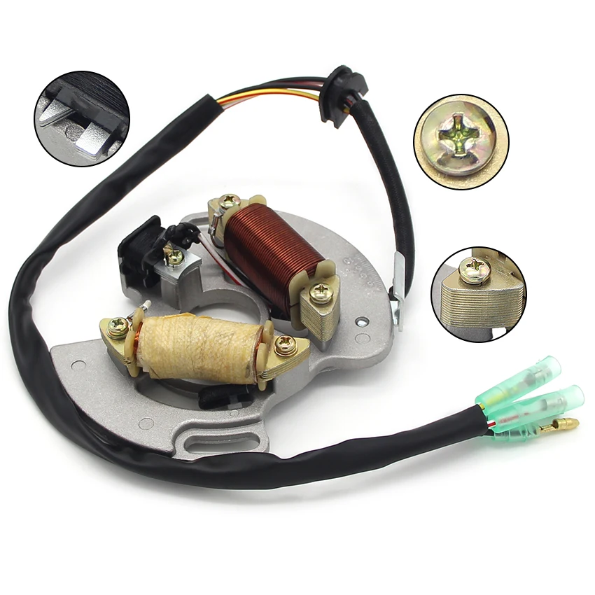 Motocyklové zapaľovacie magneto stator cievky pre Yamaha YFS200 1990 1991 1992 1993-2002/1988-1989 Blaster 3JM-85560-00 2XJ-85560-M0