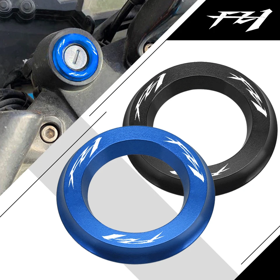 Motocyklové zapaľovanie štartéra zámku Kľúčový kľúče Kruhový kryt Keyho dierka Ochranný kryt pre Yamaha FZ1 2006-2015 2014 2013 2011 2011