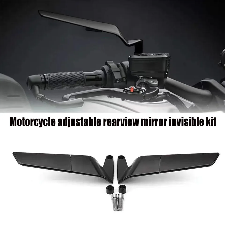 Motocyklové zrkadlá pre Honda CB750 Hornet CB600F CB650F CB500F CB900 CB599 CB600 Hornet Nastaviteľné zrkadlá Stealth Wing Mirror