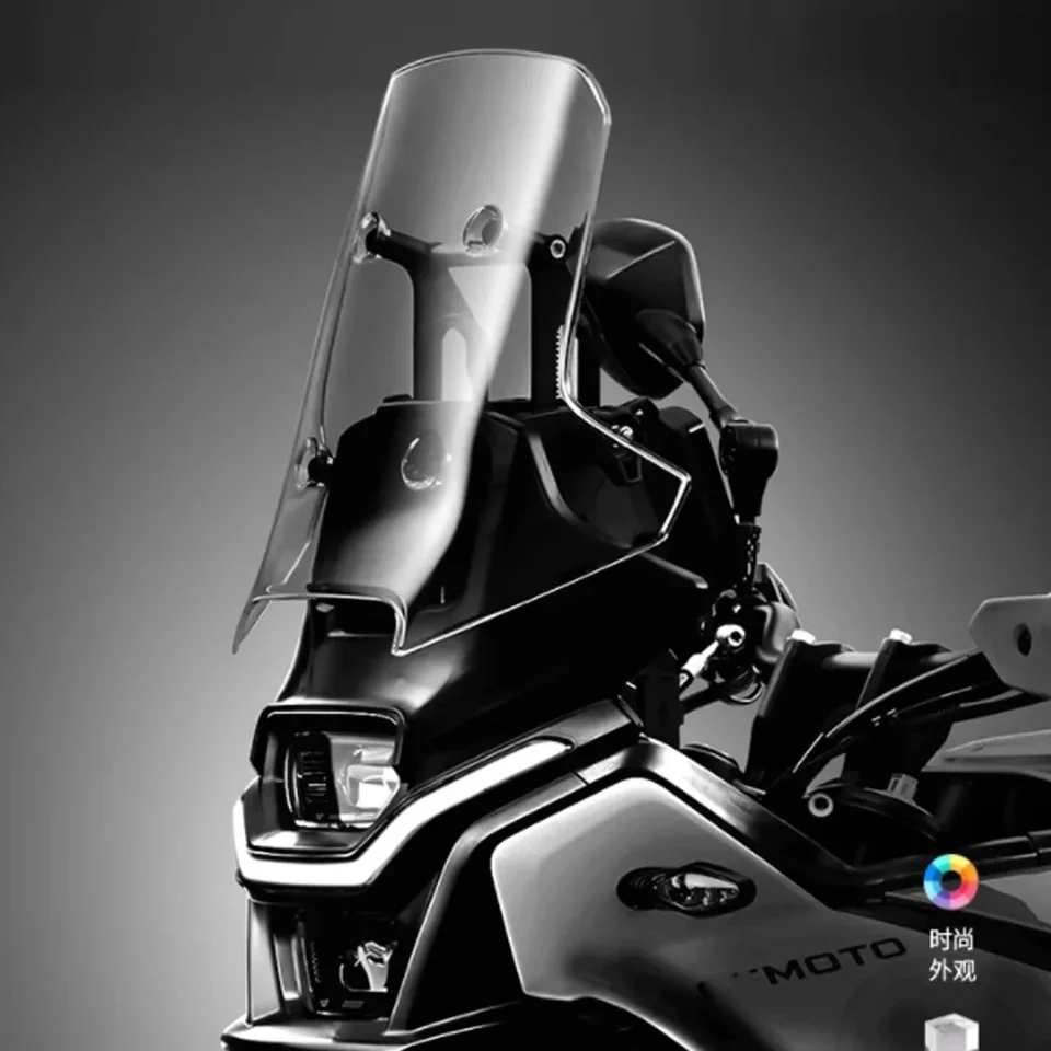 Motocyklové čelné sklo upravené predné sklo predného skla pre CFMoto 450MT 450 MT