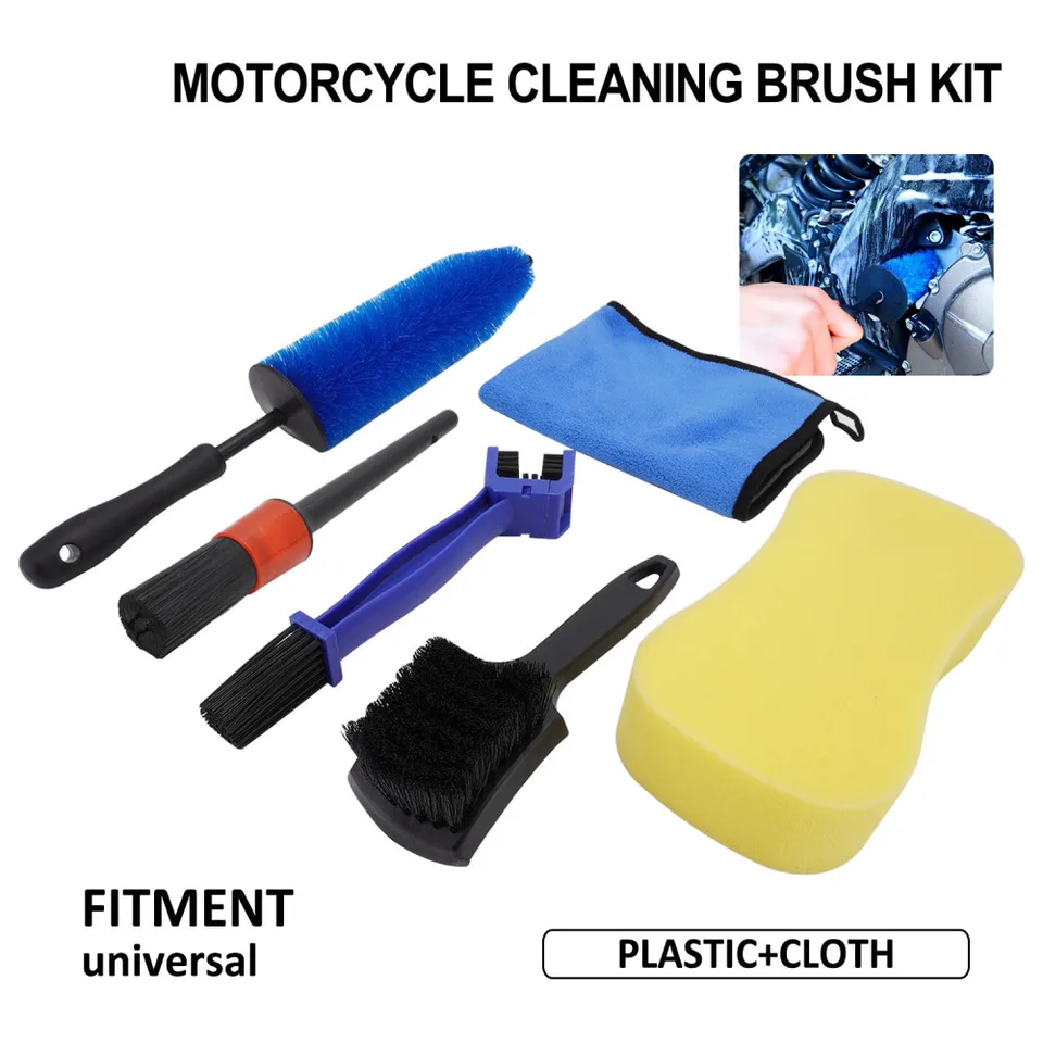 Motocyklové čistenie čistiacich súprav