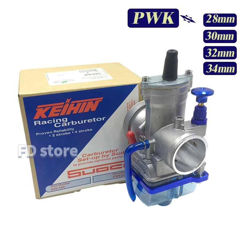 Motocyklový karburátor pre Keihin PWK 28 30 32 34 mm carb ušetrite palivo pre 125 150 175 200 250 300cc 2T 4T ATV