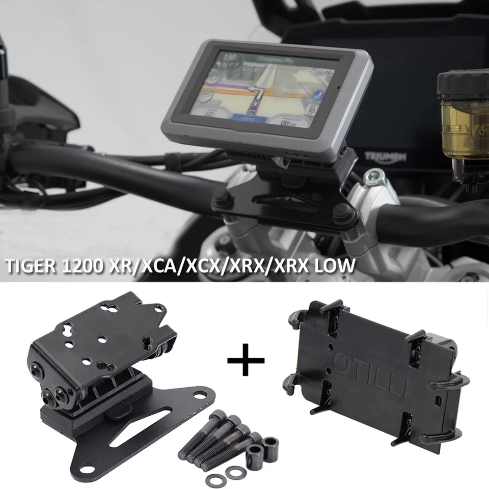 Motocyklový telefón navigácia GPS Držiak dosky Držiak pre Tiger 1200 XR/XCA/XCX/XRX/XRX LOW 2017 2018 2019 2020 2021