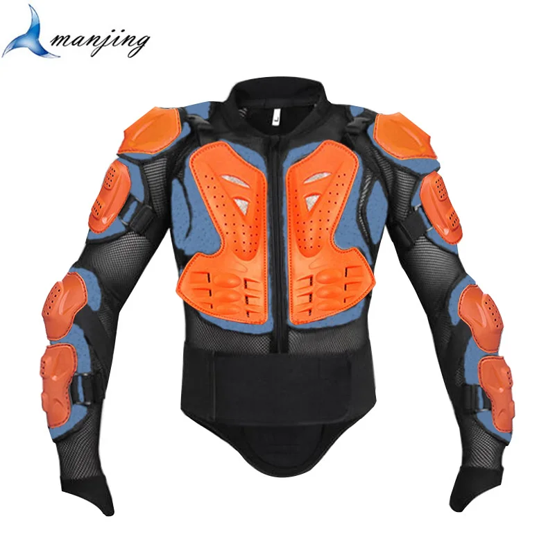 Motokros motocykel jazdiaci na jazdeckom pancierstve odevy na motorke chránenie bránky