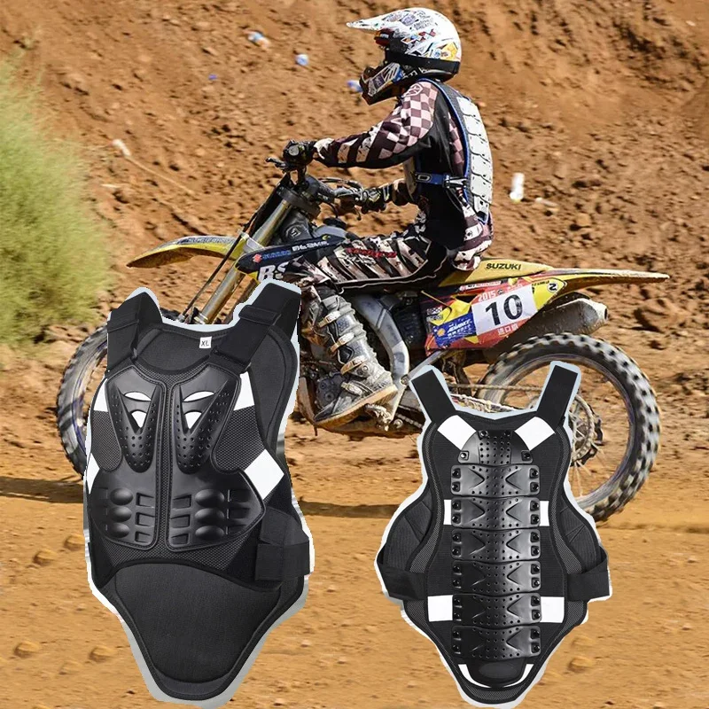 Motokross Man Body Armor vesta jazda na koni zadná hrudník Ochranca terénny bicykel ATV MTB Ochranné prevodové koleso