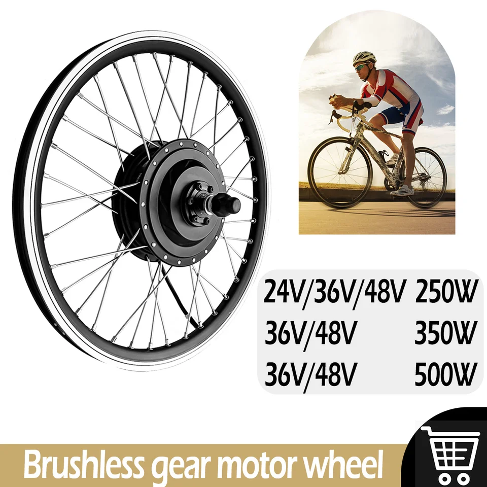 Motor Kunray Wheel Hub Motor 36V 48V 500W 350W 250 W motorové koleso pre bicykel zadný predný pohon motora pre súpravu pre konverziu e-bicyklov 26in28i