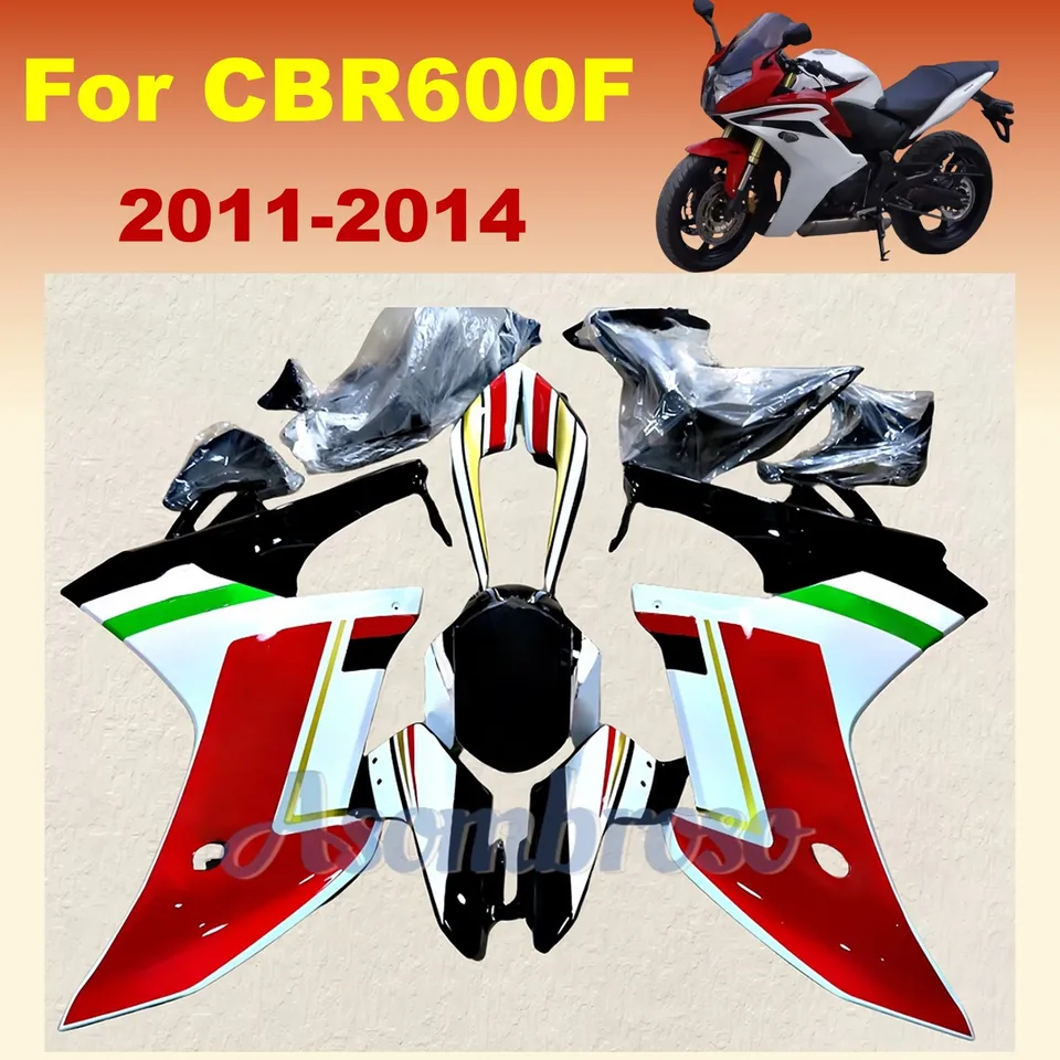Motorcycle Rebuild Fairing Kit pre Honda CBR600F 2011 2012 2013 2014 CBR 600F 11 12 13 Prispôsobiteľné kapotáž