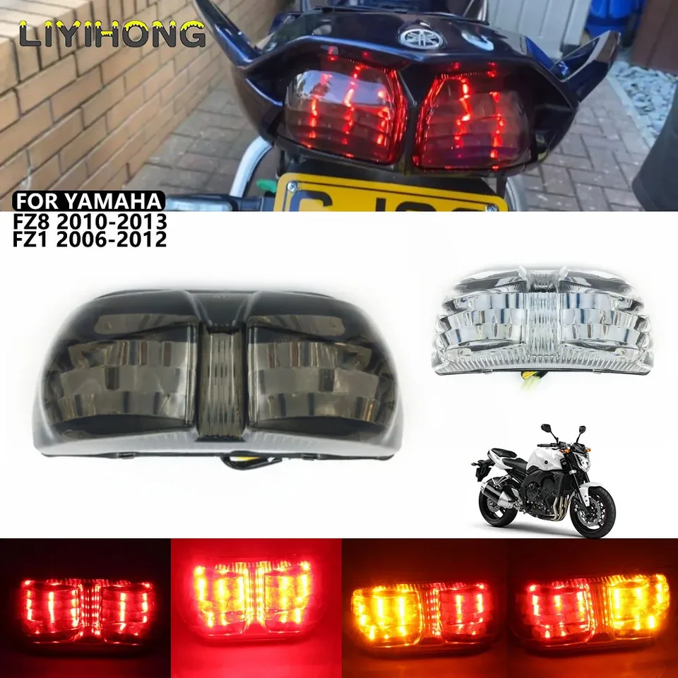 Motorcyclerov príslušenstvo integrovaný blinker na odbočku LED chvosta pre Yamaha FZ8 / Fazer 2010-2013 FZ1 FZER FZ1N 2006-2013