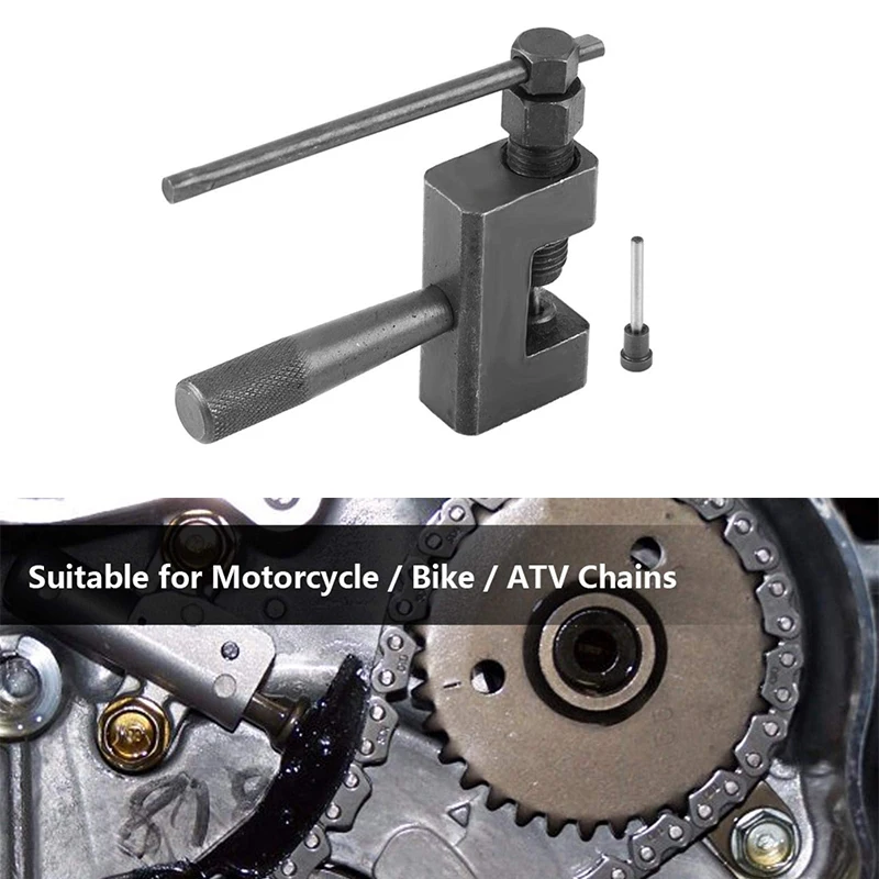 Motorka reťazca reťazca motocyklového reťazca opravy motocyklových bicyklov ATV reťaz reťazca RECHRESKÁRSKÝ Pohon Spitter Cutter LINK OPRAVU