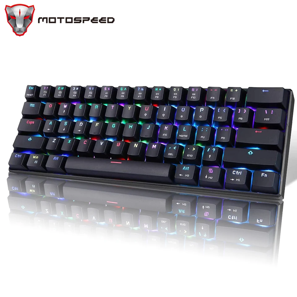 MoTospeed CK61 Gaming Mechanická klávesnica 61 Klávesy