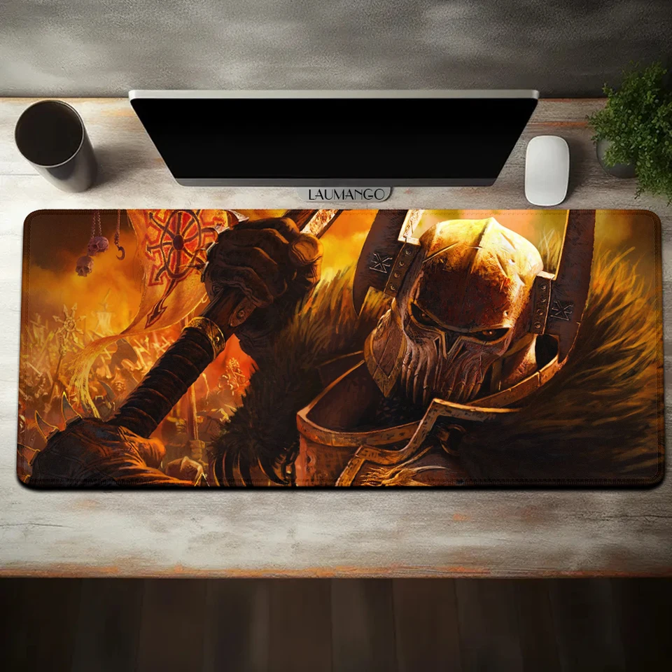 Mouse Pad W-Warhammer 40K MousePad Gaming Offices Príspevky Klávesnica predĺžená podložka DIY Gaming PC PC Gamer Desk Mat XXL