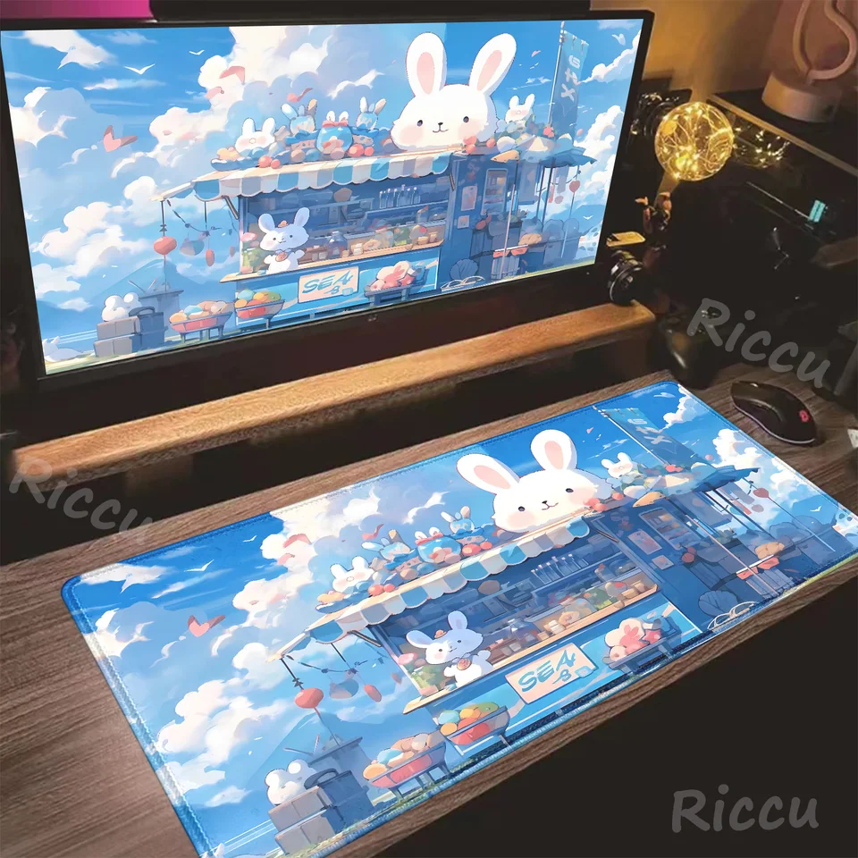 Mousepad Computer XL MousePads Klávesnica podložka gumová rohož Muž karikatúra králičie hráč Soft Soft Office Kober koberec MOD Desktop Mouse podložka