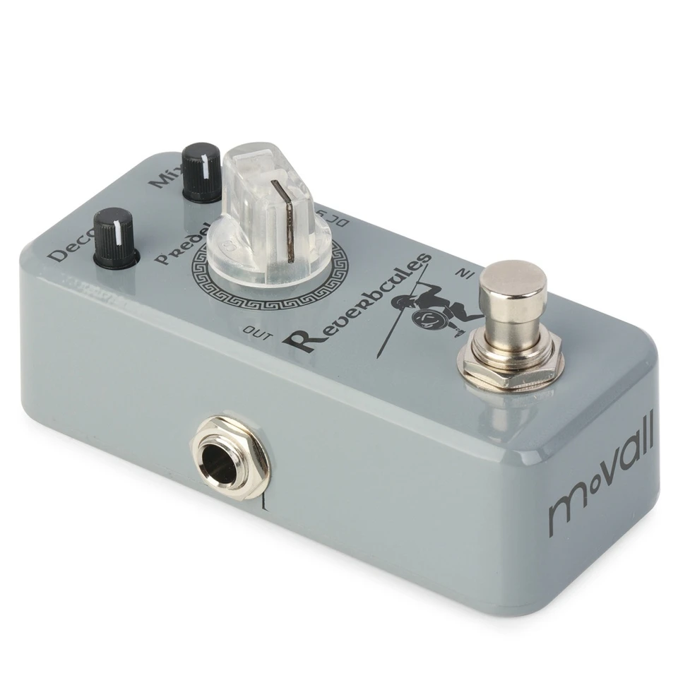 Movall MP-312 reverbcules digitálny reverb gitarový efekt pedálové elektrické gitarové basové doplnky