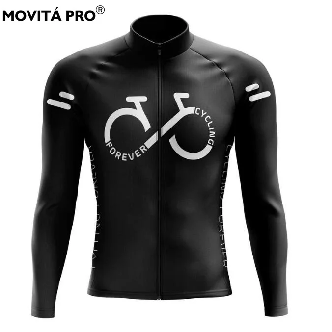 Movita Pro Men s dlhým rukávom Cycling Forever Jersey Bike Clothing Kit Mtb Maillot Cyclist Clothes Autumn New Sports Outfit