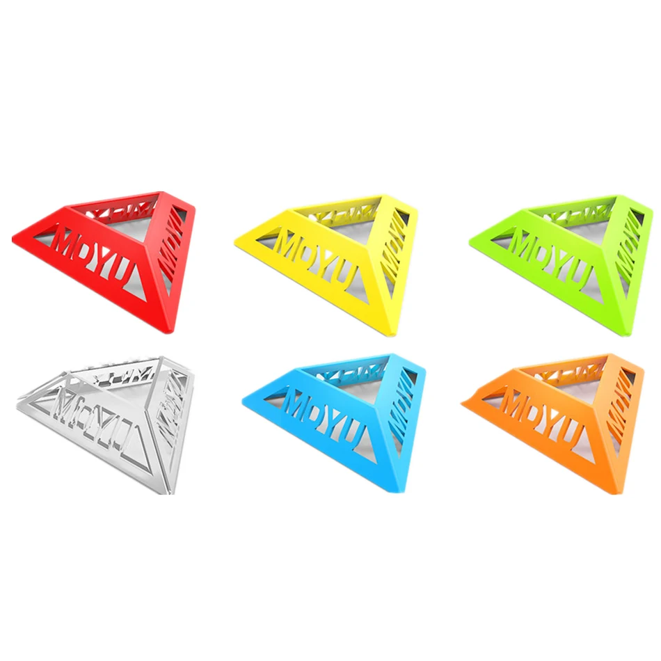 Moyu Original 10 ks Farba 2x2 3x3 4x4 kocka stánok Speed ​​Speed ​​Magic Speed ​​Cube Plast Cube Base Držiteľ vzdelávacích hračiek vzdelávania