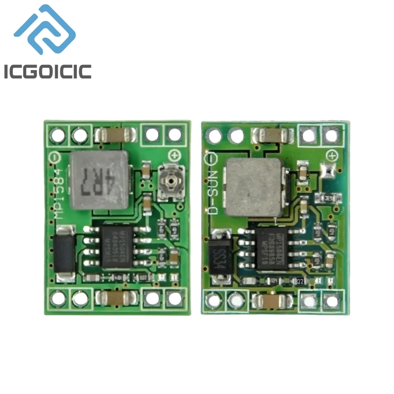 MP1584EN 3A Ultra-Small Veľkosť DC-DC Krok nadol napájacie modul nastaviteľný výkon Zostupný výstup 24 V 12V 9V 5V 3V MP1584